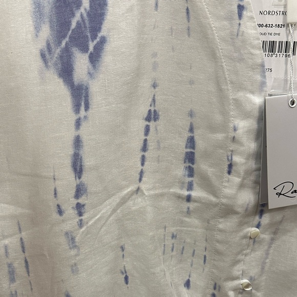 Rails Thea Tie Waist Blouse, Cloud Tie Dye, Small - Picture 11 of 12